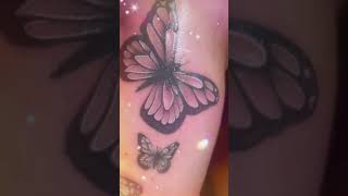 Butterfly tattoo full sleeve #tattoo #customtattoos #tat2charlie #menhelpingmen #dudeshelpingdudes