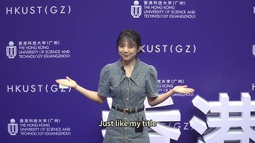 2024 Three Minute Thesis (3MT) MPhil 1st Runner-up - Zhiying ZHANG