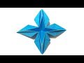 Volumetric star out of paper origami masikbon  crafts