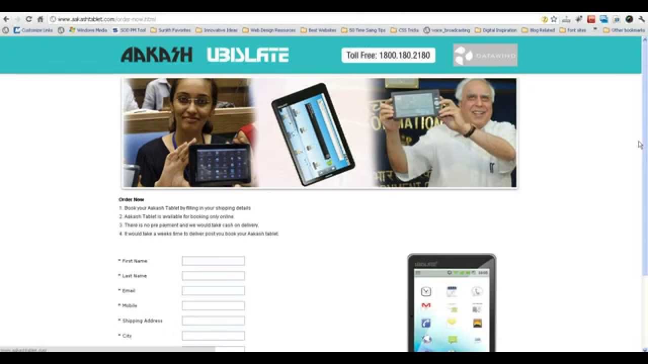 How to Book online for Ubislate 7 Aakash low cost Tablet in india ?
