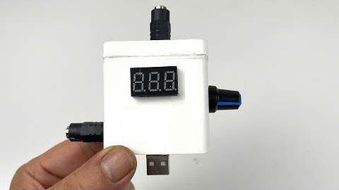 How To make a variable power supply using any adapter