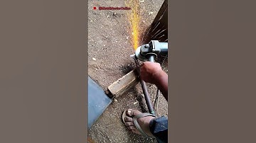Sharpening Metal Rod into Blade | Angle Grinder Sparks Cutting 🔥 #Shorts #anglegrinder #skiltools