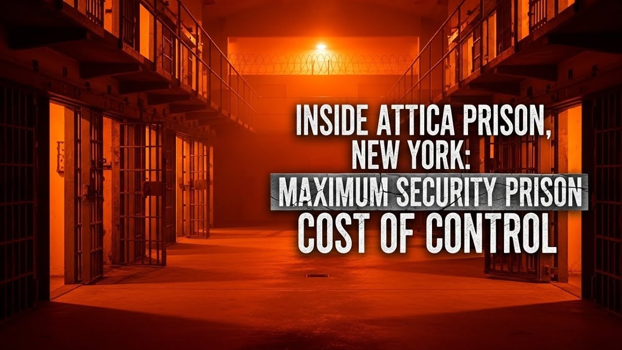 Inside Attica Prison, New York: Maximum Security Prison Cost of Control ...