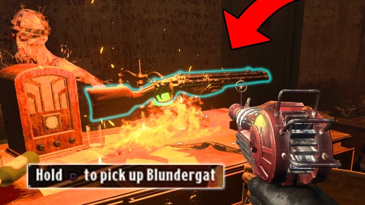 How To Get FREE BLUNDERGAT in BLOOD OF THE DEAD (Black Ops 4 Zombies  Tutorial Skulls Location Guide) - 