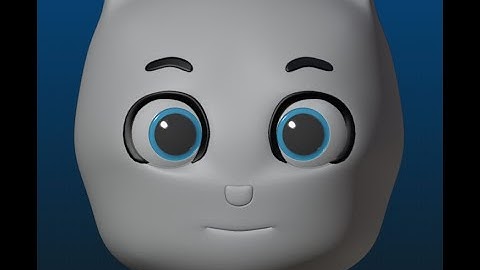 Making cartoon-ish Eyebrows/Eyelashes in Blender!