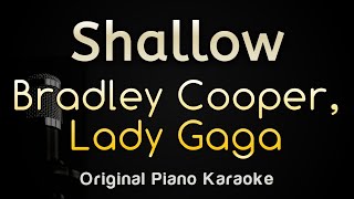 Shallow - Lady Gaga, Bradley Chooper (Piano Karaoke Songs With Lyrics - Original Key)