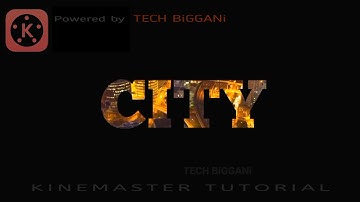 Zoom Text Intro Transition KineMaster & Pixellab | TECH BiGGANi