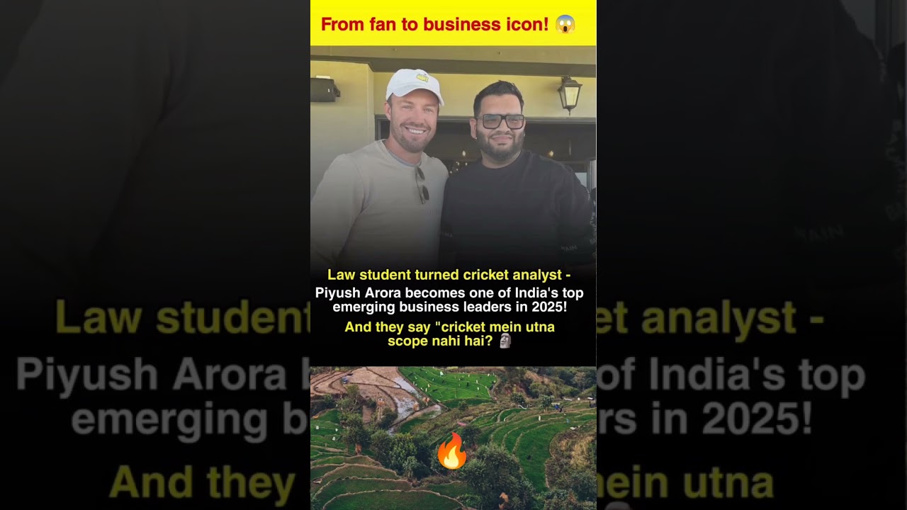 Law Student to Cricket Star: Piyush Arora's Rise! 💼🏏