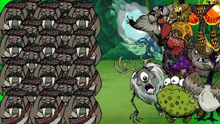 100 МакБивней VS Все Боссы Игры Dont Starve Together!