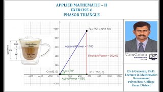 AM-2 Ex-6 Phasor Triangle (Practical Exercise using GeoGebra Software)
