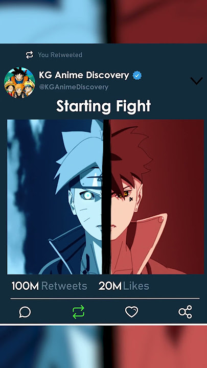 Boruto vs Kawaki Fight  #anime #boruto