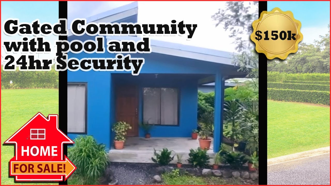 150k USD La Fortuna Costa Rica for sale 2 bedroom house in gated