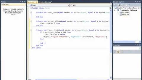 VB.Net - ProgressBar Kullanımı