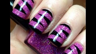 nail nails polish designs easy animal print long short diy tutorial cute yourself step simple purple zebra pink colors gel