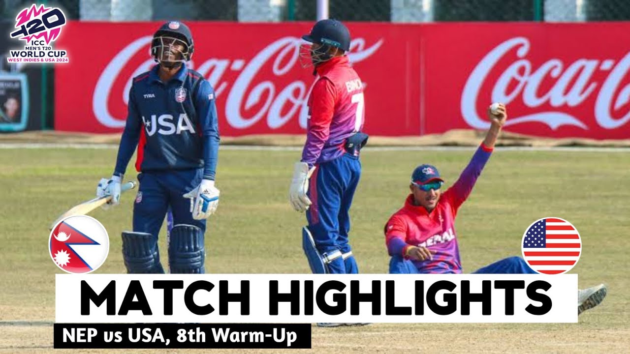 Nepal vs United State Live Warmup World Cup Match | NEP vs USA Live Match Today | T20 WC 2024