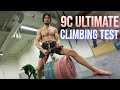 Trying the 9c Ultimate Climbing Test