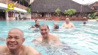 EXTULIM FE 75 UNPAD Berenang air panas bersama.