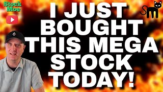 I JUST BOUGHT THIS MEGA STOCK TODAY 🔥🚀 (BEST STOCKS TO BUY NOW)🤑