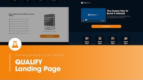 OptimizePress Club: Qualify - Landing Page Template