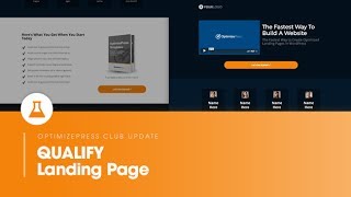 OptimizePress Club: Qualify - Landing Page Template