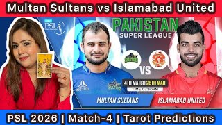 Multan Sultans Vs Islamabad United (Match-4) Prediction | PSL 2026 screenshot 2