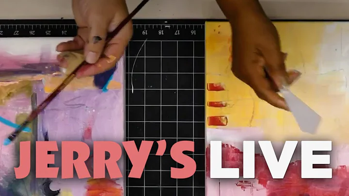 Jerrys LIVE Episode #164: Abstract Paint Along Wit...