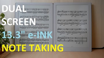 GVIDO Dual Screen 13.3" Music e-Reader Review