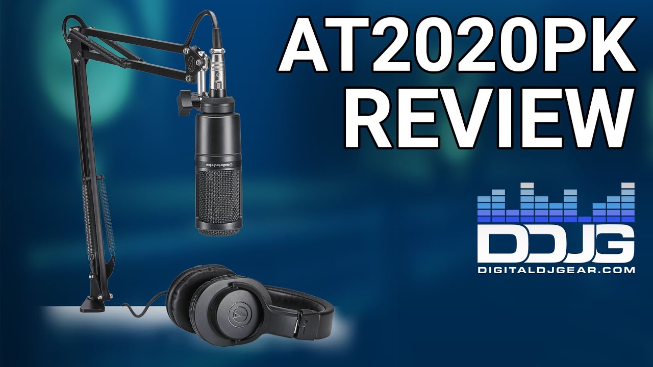 Audio-Technica AT2020 Microphone and Headphones Pack