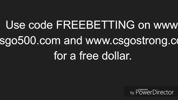 CSGO500 FREE $1 code:FREEBETTING