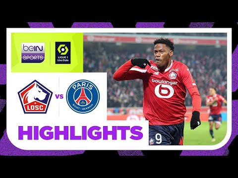 里爾 1:1 PSG | Ligue 1 23/24 Match Highlights HK