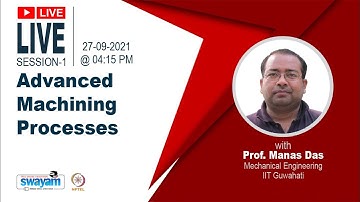 Advanced machining processes