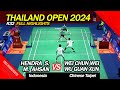 Thailand open 2024  m ahsan hendra setiawan vs wei chun wei wu guan xun  md r32 full highlights