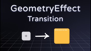 From Plus to Card: Smooth SwiftUI Transitions