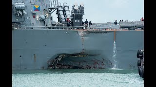 CNO Orders Operational Pause & Review of All US Navy Fleets After USS John McCain Collision