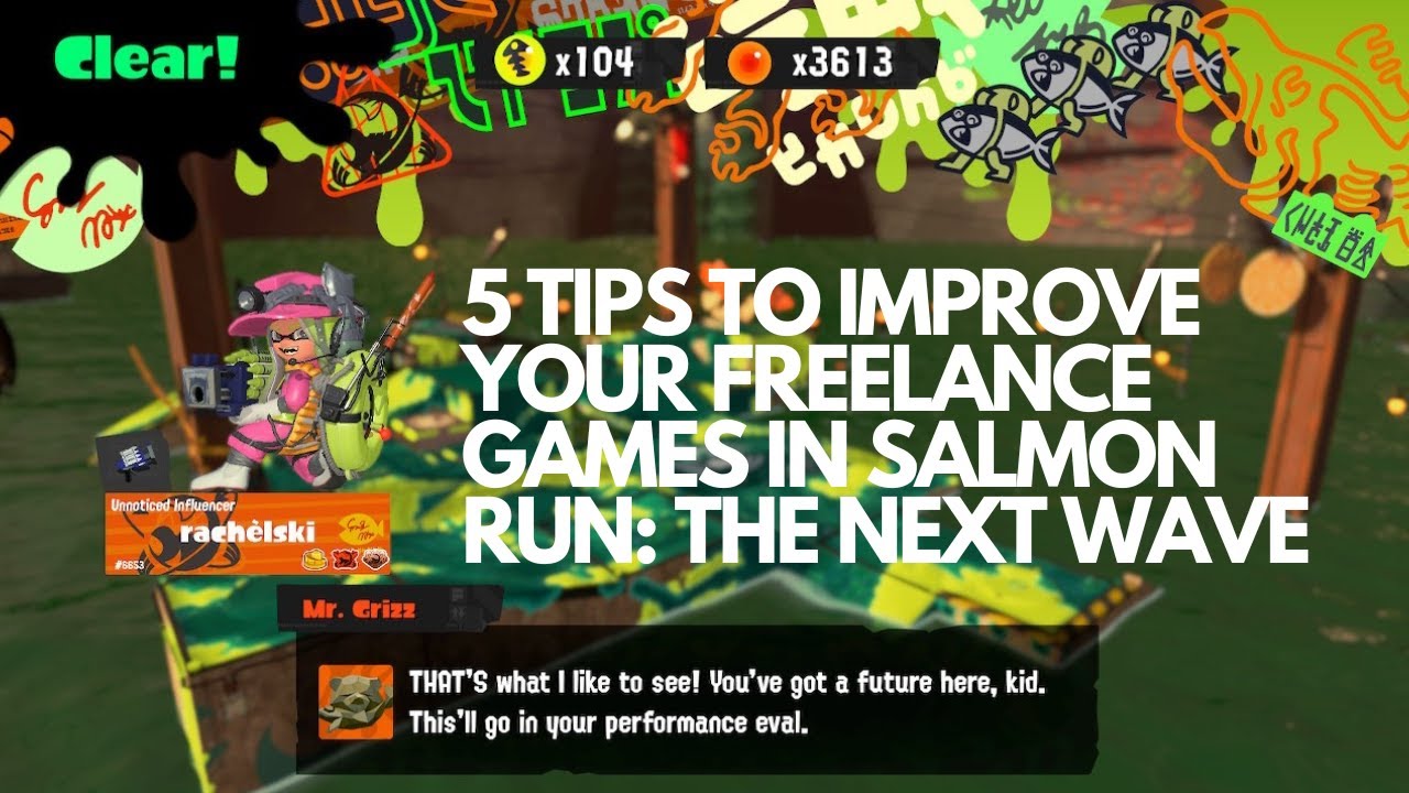 Five helpful tips to improve your freelance games in Salmon Run: The Next Wave in Splatoon 3