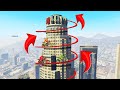 Make The 500 FEET SPIRAL TIGHTROPE Or LOSE! (GTA 5 Funny Moments)