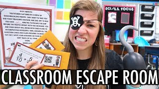Classroom Escape Room | Pocketful of Primary Teacher Vlog