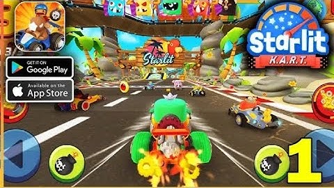 Starlit On Wheels: Super Kart - Gameplay (Android, IOS) Part 1