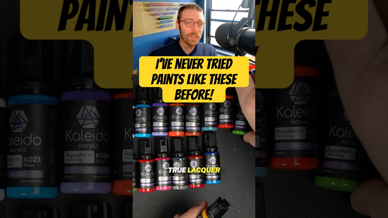 Краска, которая полностью заменяет лак #миниатюры #аэрография #урок