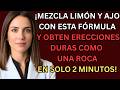 ¿Problemas de Erección después de los 60 AJO y LIMÓN Hacen Esto en Tu Cuerpo