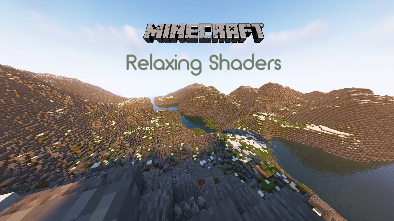 Relaxing Minecraft Custom Terrain - Calm Music - YouTube