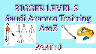 Full Rigger 3 Training For Saudi Aramco And TUV interview question and answer Malayalam 51 to 75 Guide