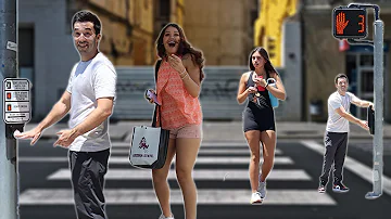 Being At Both Ends of the Crosswalk-Twin illusion