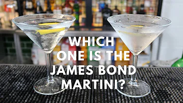 What type of martini does James Bond prefer?