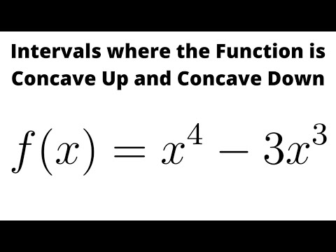 Video: V jakých intervalech) je f konkávní dolů?