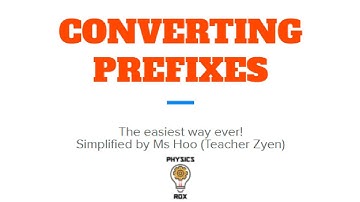 Converting Prefixes - the easiest way ever! [PHYSICS ROX ~ MS HOO EXPLAINS]