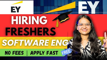 EY Off Campus Drive 2025 | Freshers Hiring | Software Engineer | Free Registration 💼Apply Fast ✅