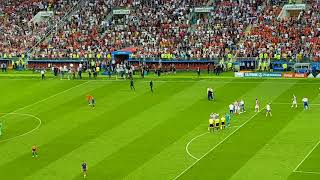 Russia beats Spain in r16 World Cup Russia 2018. Historic moment for Russian fans. Spain Vs. Russia