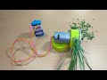 How to make mini chaff cutter machine at home | Mini chaff cutter machine using DC motor