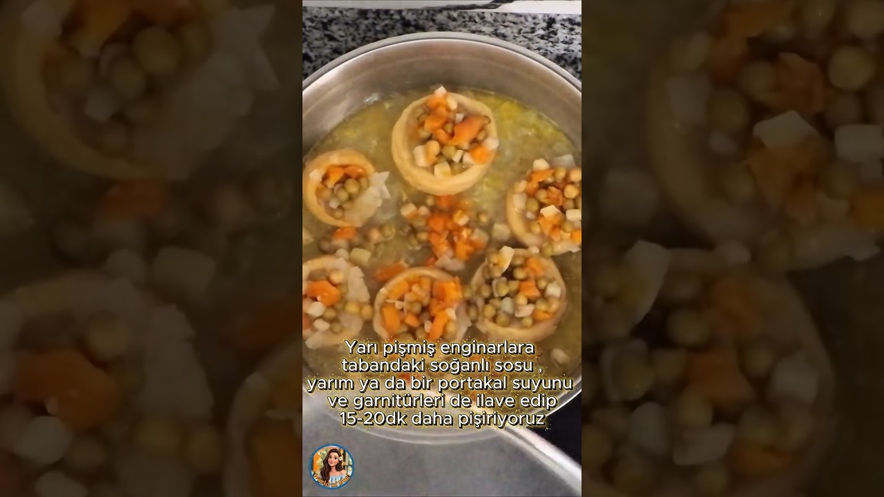 GARNİTÜRLÜ ZEYTİNYAĞLI ENGİNAR TARİFİ  #pratik #food #meze  #yemektarifleri